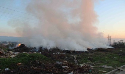 Tabakhane deresindeki yangın büyümeden söndürüldü