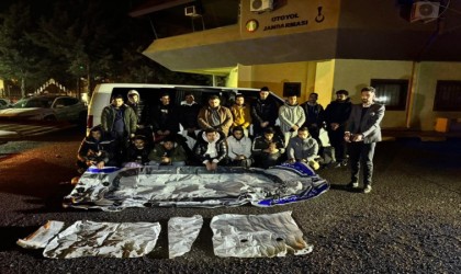 Tekirdağda göçmen kaçakçılığı operasyonu: 17 göçmen yakalandı