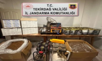 Tekirdağda jandarma operasyonları