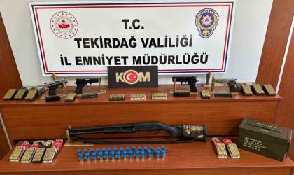 Tekirdağda silah ticaretine operasyon: 7 şüpheliye işlem