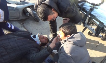 Tramvayın çarptığı mobilet sürücüsü oğlunu teselli etti: Yürüyebiliyor musun oğlum