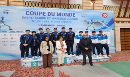Türkiye Genç Erkek Kılıç Takımı, Tunusta şampiyon oldu