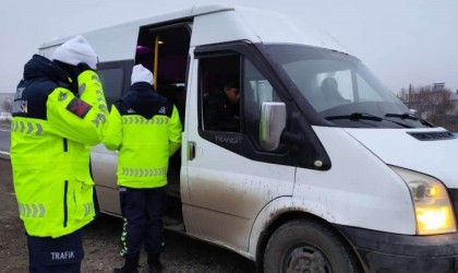 Tutakta servis araçları denetlendi