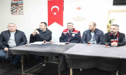 Uşak Tarım ve Orman Müdürlüğü çiftçilerle bir araya geldi,