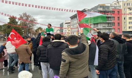 Uşakta Suriyeliler kutlama yaptı