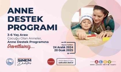 Üsküdarda Anne Destek Programı başlıyor