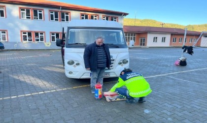 Zonguldakta jandarma ve polisin denetimleri sürüyor