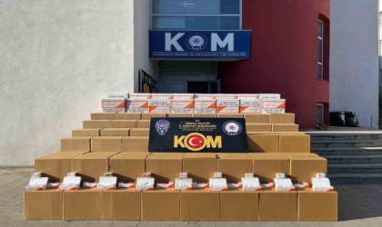 Adanada 2 milyon 350 bin gümrük kaçağı makaron ele geçirildi