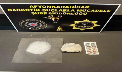 Afyonkarahisarda uyuşturucu madde ele geçirildi, 1 kişi tutuklandı