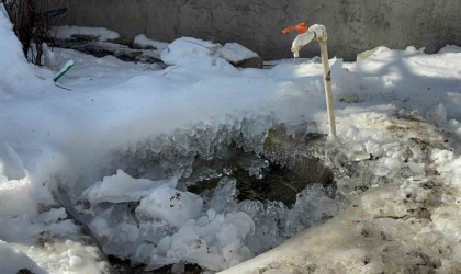 Ağrı dondu: Eksi 15i gördü