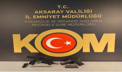 Aksarayda kaçakçılara darbe: 3 gözaltı