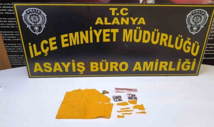 Alanyada uyuşturucu madde ele geçirildi, 1 şüpheli yakalandı