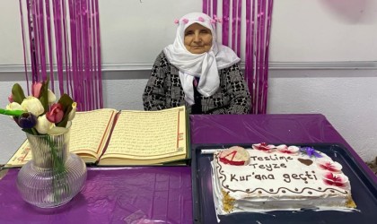 Amasyalı Teslime Nine 4 ayda Kuran-ı Kerim okumayı öğrendi