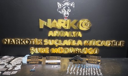 Antalyada son 1 haftada çok sayıda uyuşturucu madde ele geçirildi