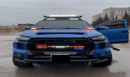 Aracına çakar lamba taktırdı, 161 bin lira ceza yedi