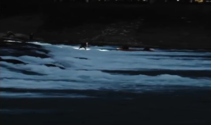 Barajda mahsur kalan vatandaşı itfaiye kurtardı