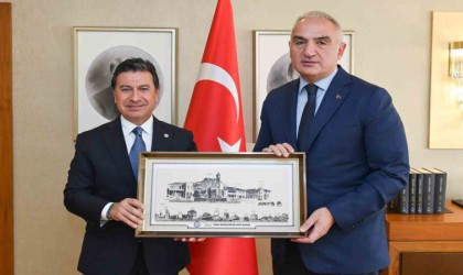 Başkan Aras, Bakan Ersoy ile görüştü