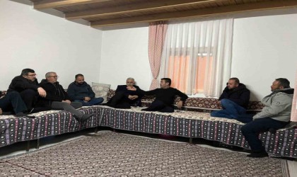 Başkan Metin kavgada yaralananları ziyaret etti