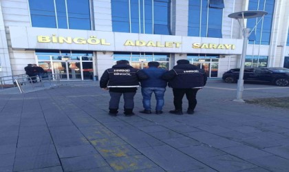 Bingölde 1 yıl 8 ay kesinleşmiş hapis cezası bulunan şahıs yakalandı
