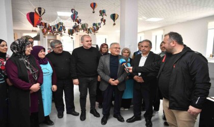 Büyükkılıçtan kadın kooperatifine ziyaret