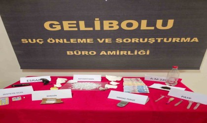 Çanakkalede araç içerisinde 2 milyon TLlik uyuşturucu madde yakalandı