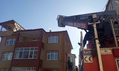 Çaycumada ev yangını korkuttu