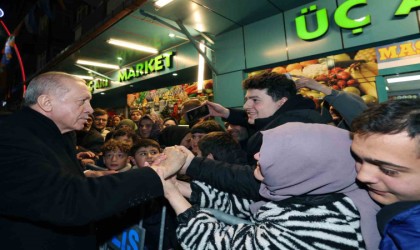 Cumhurbaşkanı Erdoğan, memleketi Rizede