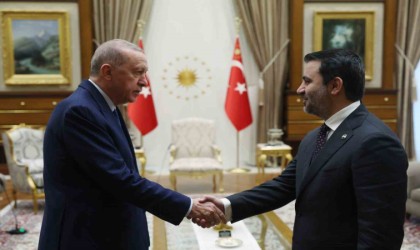 Cumhurbaşkanı Erdoğan, Suriyedeki yeni yönetimin Dışişleri Bakanı Şeybani ile görüştü