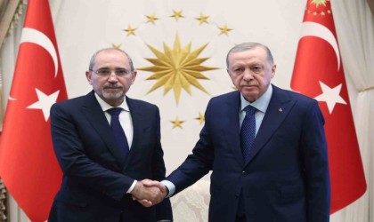 Cumhurbaşkanı Erdoğan, Ürdün Dışişleri Bakanı es-Safediyi kabul etti