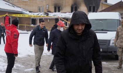 Cumhuriyet savcıları yangın faciasının yaşandığı otelde inceleme yaptı