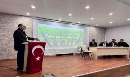 Demirözünde pancar çiftçilerinin sorunları toplantıda görüşüldü