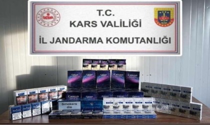 Digorda kaçak sigara ele geçirildi