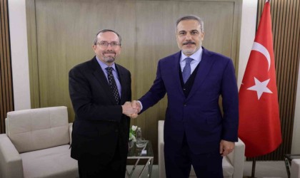 Dışişleri Bakanı Fidan, ABD Dışişleri Bakanlığı Siyasi İşler Müsteşar Vekili Bassı kabul etti