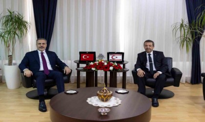 Dışişleri Bakanı Fidan, KKTCde mevkidaşı Ertuğruloğlu ile görüştü