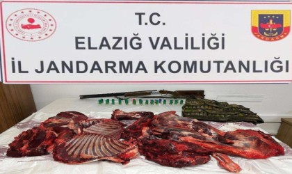 Elazığda dağ keçisini avlayan şahsa 650 bin lira ceza kesildi