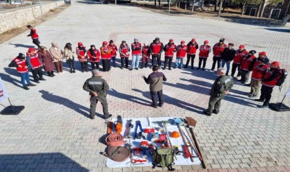 Elazığda orman ve kırsal alan yangınlarına müdahale eğitimi