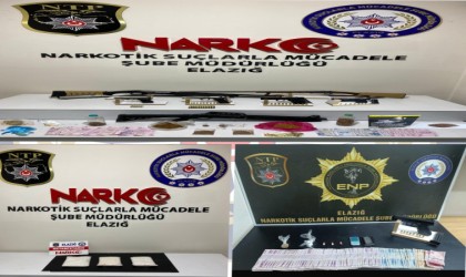 Elazığda uyuşturucu satıcılarına darbe: 12 gözaltı