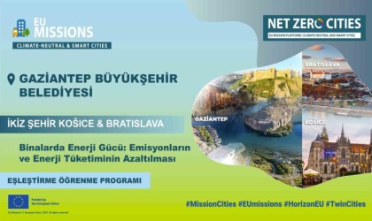 Gaziantep Avrupa Birliği şehirler misyonu programına katılıyor