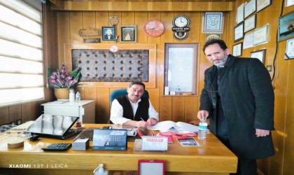 Gedizde hafızlık kursu inşaatına yardımlar devam ediyor