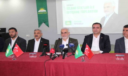 HÜDA PAR Genel Başkanı Yazıcıoğlu: ”Silahların öyle veya böyle toprağa gömülmesi gerekir”