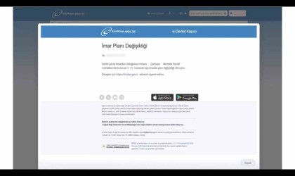 İmar planları artık ‘e-Planla cepte