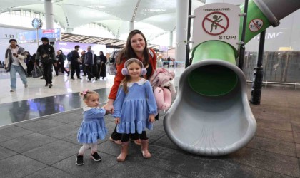 İstanbul Havalimanında yarıyıl tatili yoğunluğu