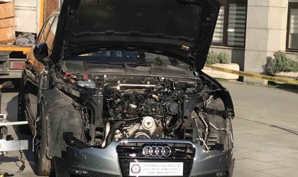 İstanbulda 110 milyon liralık kaçak oto yedek parçası ele geçirildi