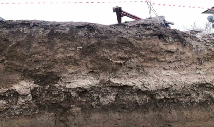 Kahramanmaraşta inşaat alanında insan kemik kalıntıları bulundu