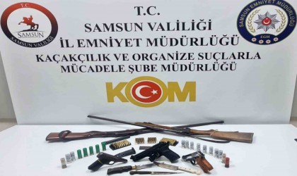 Kavakta silah ele geçirildi