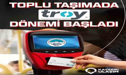 Kayseri toplu ulaşımında Troy kart dönemi