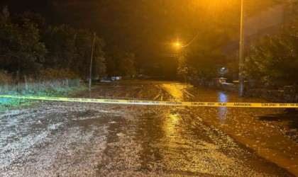 Kazdağlarında eriyen karlar ve sağanak Edremitte su baskınlarına neden oldu