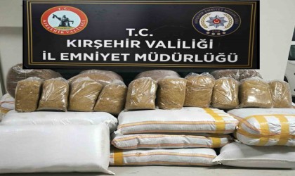 Kırşehirde 700 kilo bandrolsüz tütün ele geçirildi