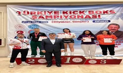 Kütahyalı Asya Türkel Türkiye Kick Boks Şampiyonasında ikincilik elde etti