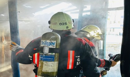 Malatyada çatı yangını